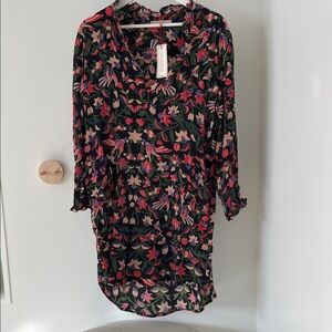 *NWT* Vintage Banjanan Sheer Floral Tunic